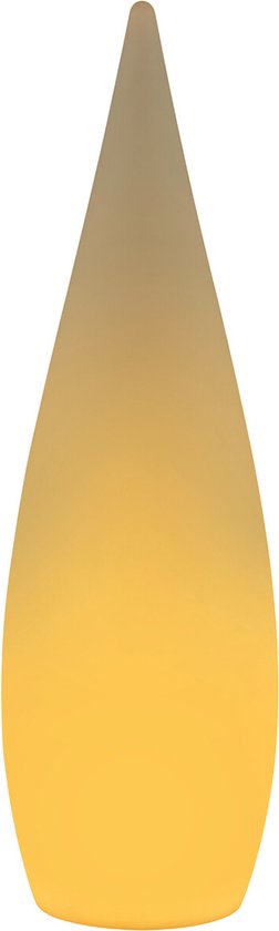 REALITY PALMAS Staande lamp - Wit - incl. 1x SMD 4,5W - Afstandsbediening - Geïntegreerde dimmer - USB-aansluiting - RGBW-kleurenwisselaar - Oplaadbaar - Snoerloos - Accuvoeding - Geheugenfunctie via de afstandsbediening - Buitenverlichting - IP44