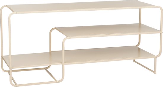 Mica Decorations Jules Salontafel - L110 x B38 x H50 cm - Metaal - Lichtbruin