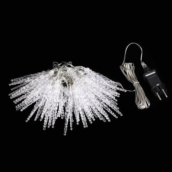 Monzana Ijspegel Kerstverlichting - Feestverlichting - 80 LEDS's - 13 m - helder wit