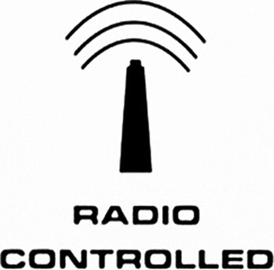 Monzana Wandklok – Radiogestuurd Automatische Analoog Ø31cm - Zwart Wit