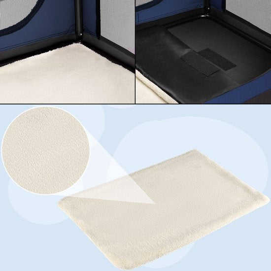 Cadoca Honden & Katten Reismand L - 70x53x50cm - Marine Blauw