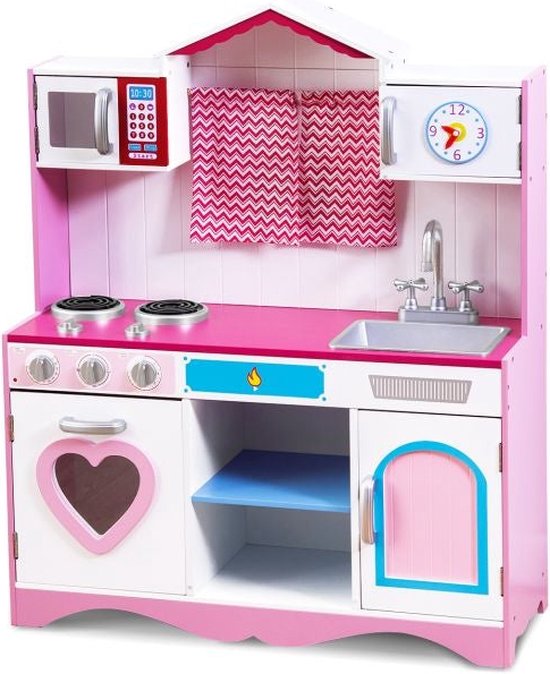Coast Speelkeuken - MDF - 82 x 30 x 101 cm - Roze