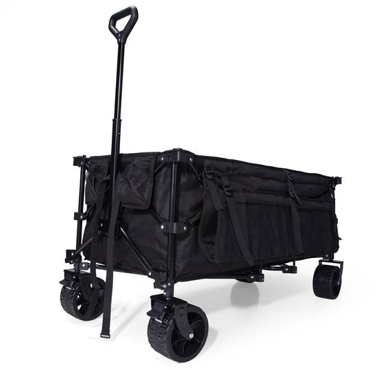 Mr Fold Bolderkar - XXL - Opvouwbaar - 300L - 150KG Draagkracht - Zwart - 5 Jaar Garantie