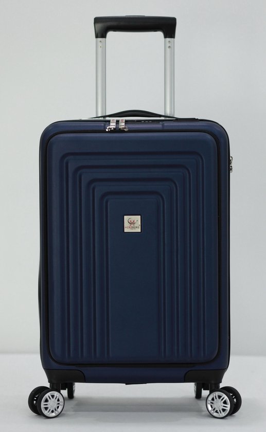 Herzberg Handbagagekoffer - Robuust - Blauw