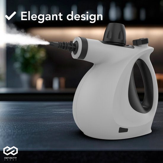 Infinity Goods Stoomreiniger - Handstoomreiniger - Vlekkenreiniger - Vloer, Badkamer, Keuken - Tapijtreiniger - 1050w