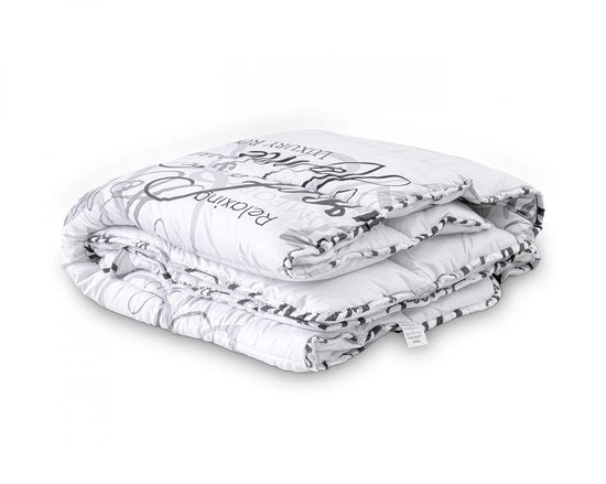 Sleeptime Dekbed zonder Overtrek - Bedrukt dekbed - Gekleurd dekbed - Dekbed met print - 200x200 cm - Wit