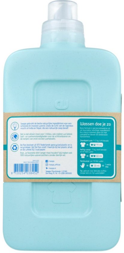 Seepje Vloeibaar Wasmiddel Universeel Sprankelende Jasmijn 23 Wasbeurten - 1 liter