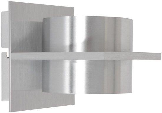 Wandlamp Muro 3366ST Staal G9, verstelbare schotjes, kunststof en metaal, modern design 12x12x14 cm, Steinhauer
