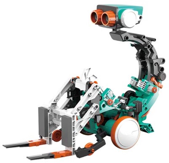 Educatieve coderingsrobot, 5-in-1 bouwkit, robot, leren programmeren, STEM constructiespeelgoed, leer de basisprincipes van het programmeren, zonder computer of app
