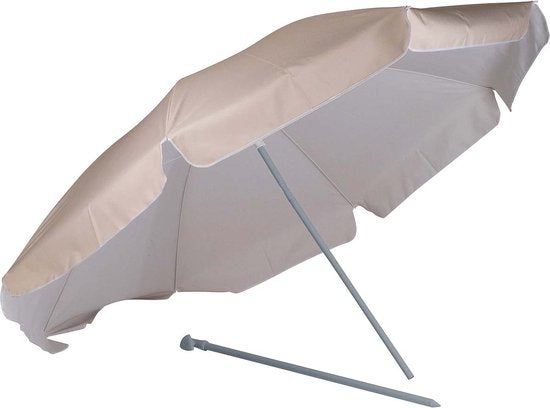 Bo-Camp - Parasol - Met knikarm - Ø 165 cm - Sand