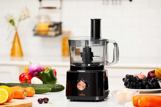 Buccan – Keukenmachine – 8in1 multifunctionele keukenmachine – Rose goud