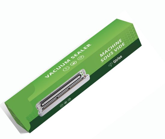 Gtrise - Vacumeermachine - 10 vacumeerzakken - Eenvoudig - Vacuum Sealer - Vacuümmachine - Voor Alle Soorten Voedsel
