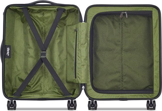 Jeep Handbagage Koffer Slim 55 cm Avocado
