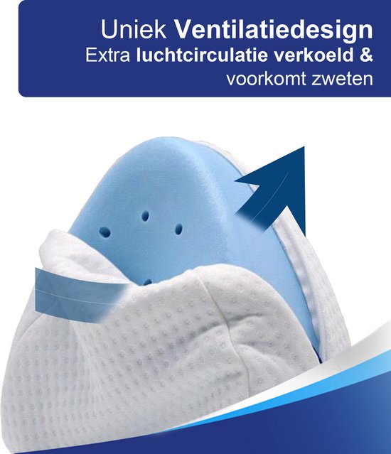 Sleeptight Kniekussen - Orthopedisch - Traagschuim - 25 cm