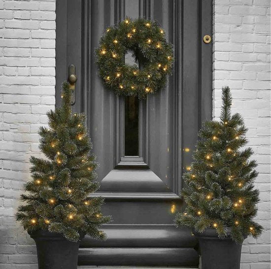 Black Box Trees Glendon Kunstkerstboom in Pot - H90 x Ø51 cm - Groen