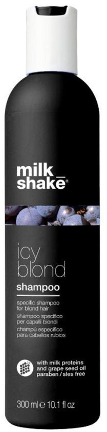 Milk Shake Icy Blonde Shampoo - Neutraliseert geel/oranje tonen - 300 ml