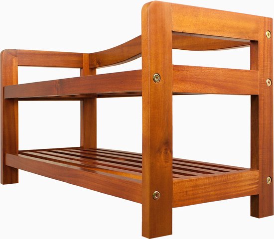 Casaria Schoenenrek 74x26x42cm - 80kg laadvermogen – Donkerbruin