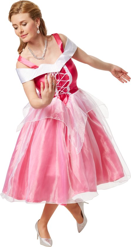Dressforfun Kostuum prinses Aurora XXL - verkleedkleding kostuum halloween verkleden feestkleding carnavalskleding carnaval feestkledij partykleding - 301877