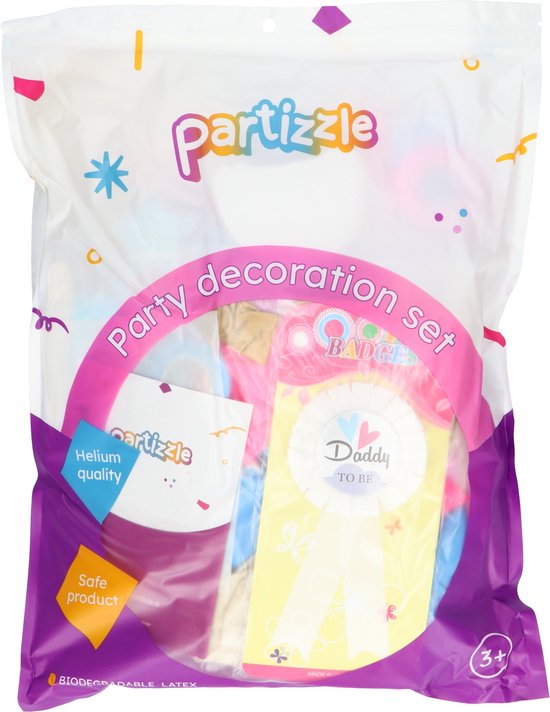 Partizzle Gender Reveal Party Versiering Pakket - Babyshower Ballonnen Decoratie - Geslacht Bekend Maken - Boy or Girl - XXL