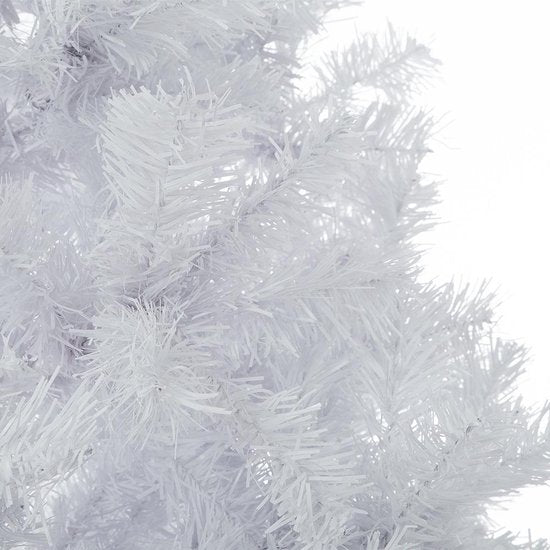 Casaria Kerstboom PVC - Metalen Voet - 180 cm Wit