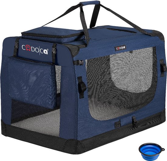 Cadoca Honden & Katten Reismand XXXL - 101x68x65cm - Marine Blauw