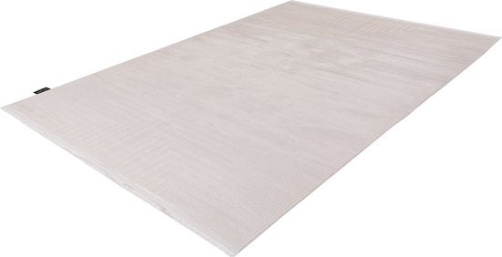 Pierre Cardin by Lalee - Garnier - Luxe Vloerkleed met 3D-effect en Franjes - 160 x 230 cm - Acryl & Viscose - Ivory