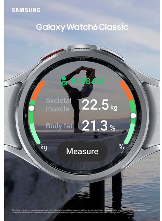 Samsung Galaxy Watch6 Series Smartwatch Heren/Dames – Android Smartwatch – Sporthorloge met Hartslagmeter – AMOLED Display – 90+ Workouts – Google Wallet – IP68