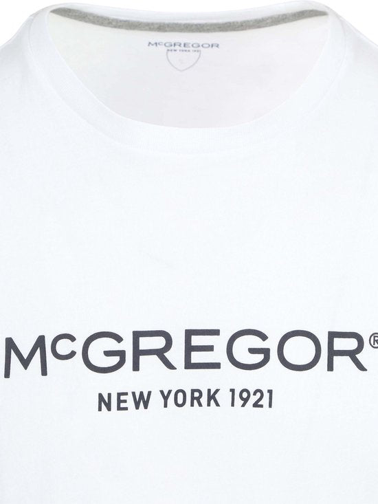 McGregor Essential Logo T-Shirt - Heren - Wit - Maat L