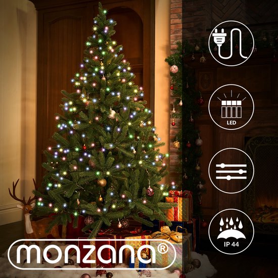 Monzana Lichtsnoer Kerst 600 LED'S - IP44 60m - Multi Kleur