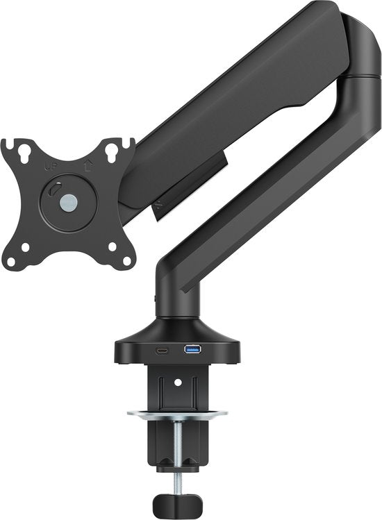 VDD Gaming - Monitorarm - Monitor Arm - Monitor Beugel - Scherm Beugel - In Hoogte Verstelbaar - Voor 1 Scherm - Ergonomisch Ontwerp - Zwart