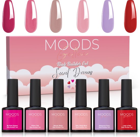 Moods Gellac BIAB - Builder in a Bottle – BIAB Nagel Builder Gel - Secret Dreams - HEMA & TPO Vrij