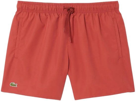 Lacoste Zwemshort Heren Zwembroek Bruin - Maat M