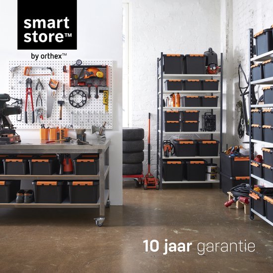 SmartStore - Pro 45 Opbergbox 50 liter - Polypropyleen - Zwart