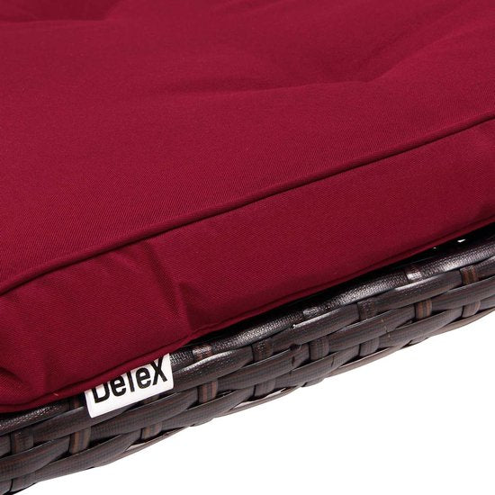 Detex Ligstoelkussen Rood 173x43x6cm