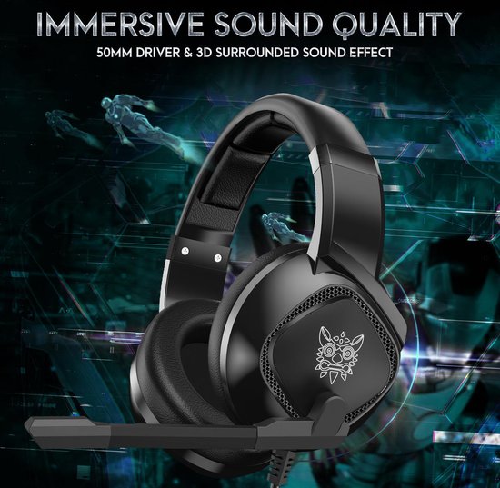 ONIKUMA K19 Gaming Headset - PS4 + PC