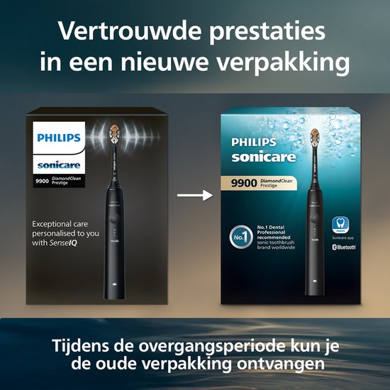 Philips Sonicare DiamondClean 9000 - Elektrische tandenborstel - Roze/Wit - Ombre - HX9911/84