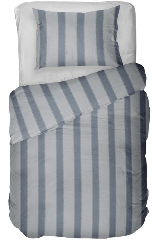 Kayori Mala Dekbedovertrek Flanel - 260x200-220 +2 slopen - Superzacht & Isolerend - Lits-jumeaux - Blauw