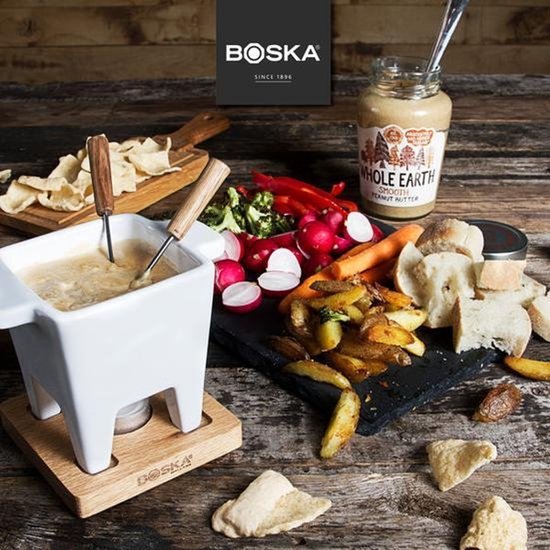 Boska Tapas Fondueset Bianco - Fondueset - Mag in vaatwasser en magnetron - 300 ml