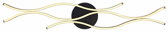 Globo plafonniere Geronimo - zwart - metaal - 67206DW