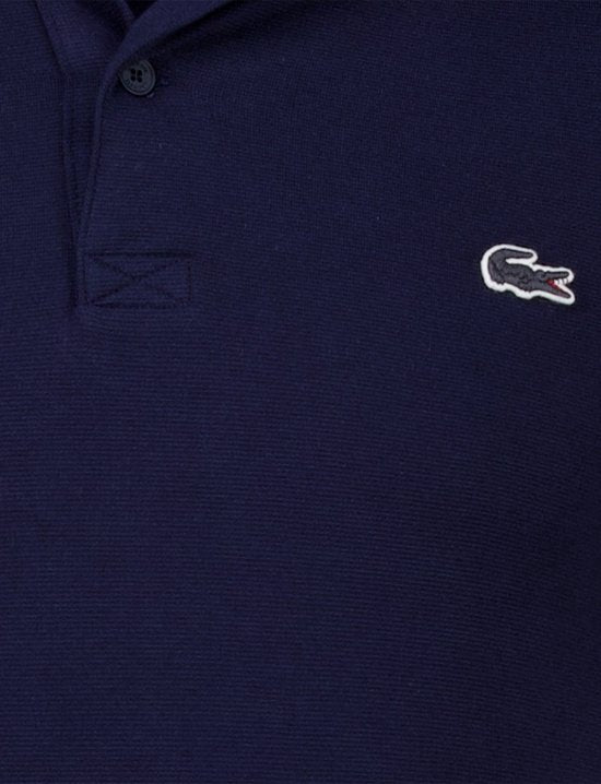 Lacoste Poloshirt Ademend Donkerblauw (navy) - Maat L - Heren