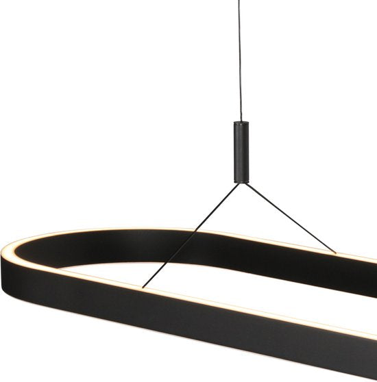 Steinhauer Exclusive - hanglamp - Mykty - zwart - metaal - design lamp - LED - 4205ZW