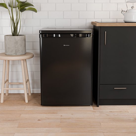 KitchenBrothers Koelkast – 127 Liter – 55 x 58 x 85 cm – Zwart