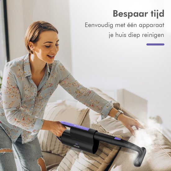 Motionflow 16-in-1 Stoomreiniger - Handstomer - Vlekkenreiniger - Diepte reiniging voor vloer, bank, badkamer en tapijt - tapijtreiniger