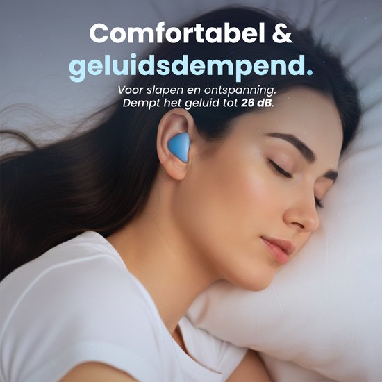 PurelyGoods® Slaap Oordopjes - 20 Siliconen Slaapoordoppen - Anti Snurk - Zijslapers