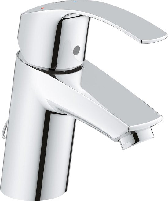 GROHE Eurosmart New Wastafelkraan - Lage Uitloop - Met Stopketting - Chroom