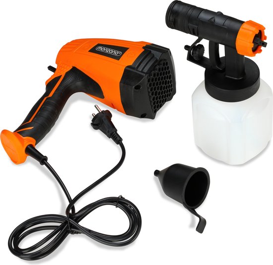 Monzana Verspuit - Elektrisch 500W 3 Patronen 29x29cm - Oranje