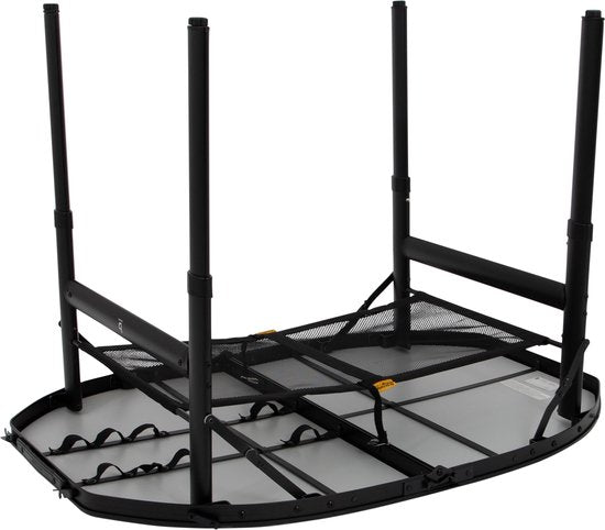 Bo-Camp - Industrial - Tafel - Northgate - Ovaal - Koffermodel - 100x70 cm
