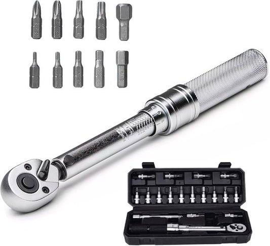 Momentsleutel 11 delige set – 2/24Nm - Fiets – Auto – Fietsgereedschap – Torque wrench