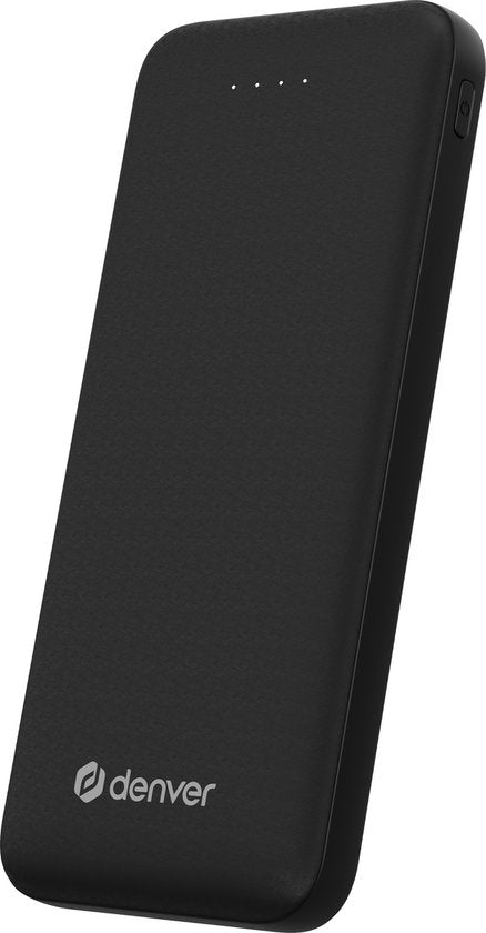 Denver Powerbank 10000 mAh - Met batterij indicator - USB - Micro USB - Universele Powerbank voor o.a. Apple iPhone / Samsung - Zwart - PBS10010B