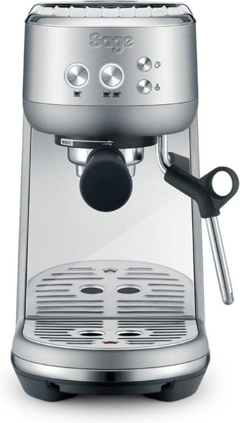 Sage – The Bambino Espressomachine – 1,4 l & 15 Bar – Voorzien Van Thermojet-verwarmingssysteem En Krachtig Stoompijpje – Voor Baristakwaliteit En Latte Art – Zilver Roestvrij Staal